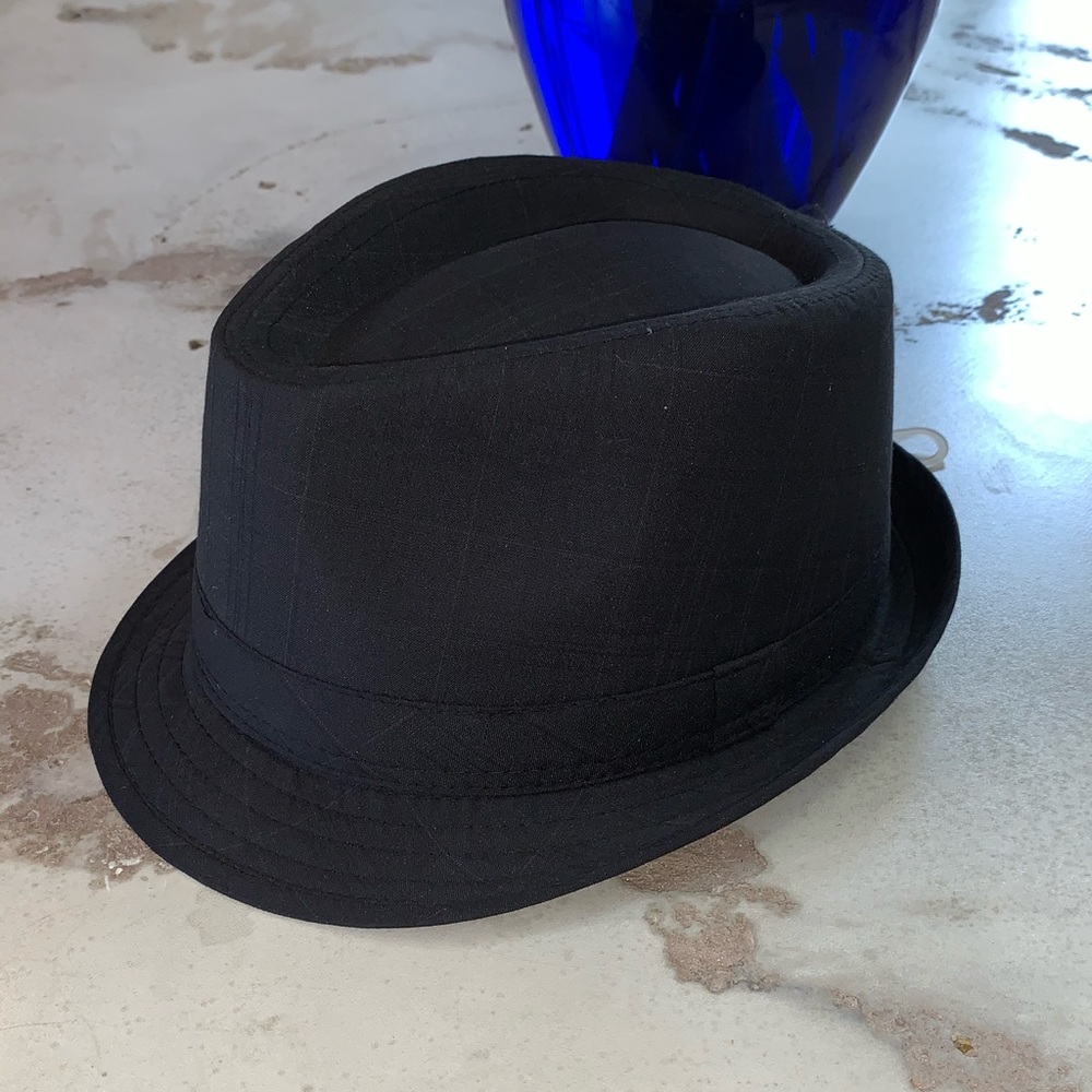 Mens Black Short Brm Fedora Free Authority S/M